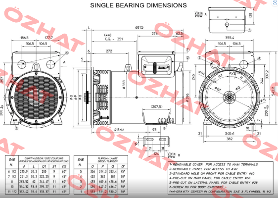 ECP321L4CMD311 (ECP32-1L/4C) Mecc Alte