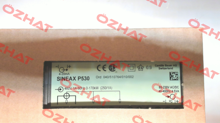 Sineax P 530 Ord:040/510764/010/002 Gossen Metrawatt