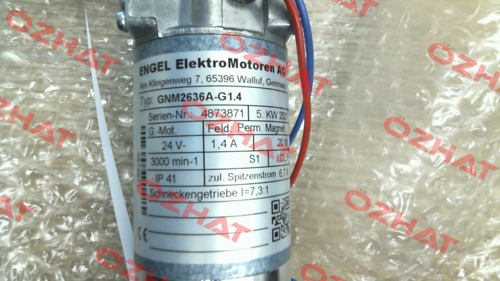 GNM2636A−G1.4 Engel Motor