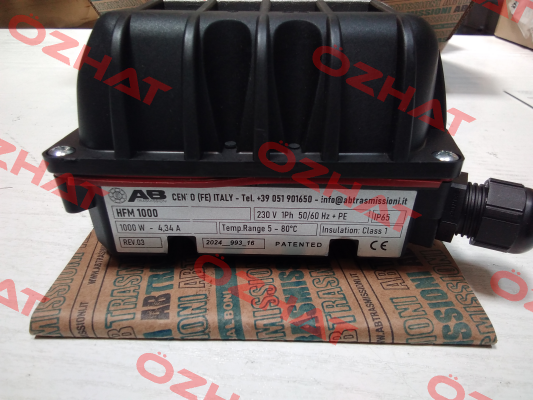 HFM 1000 AB Trasmissioni