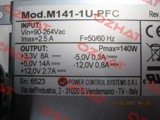 M141-1U-PFC Power Control Systems