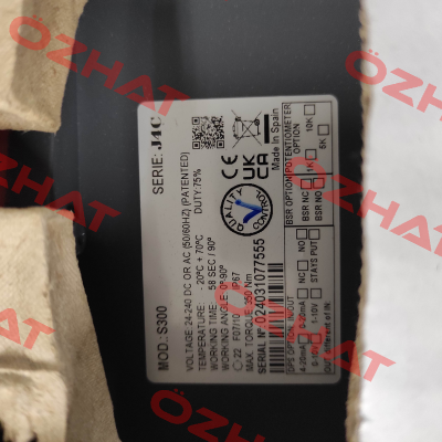 P/N: S4C000609, Type: J4C-S300 F07/F10 J+J Automation
