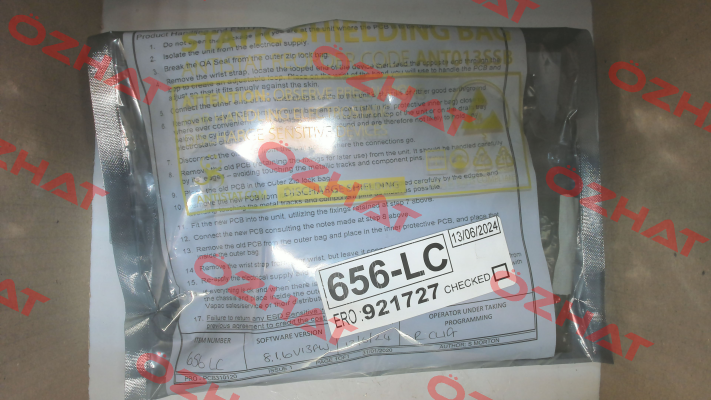 CONTROL BOARD FOR LE18LC-2 Vapac