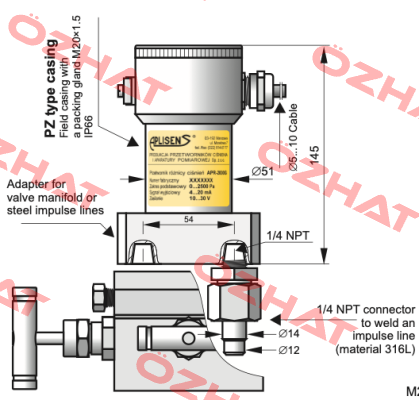 APRE-2000G/PZ/ Aplisens