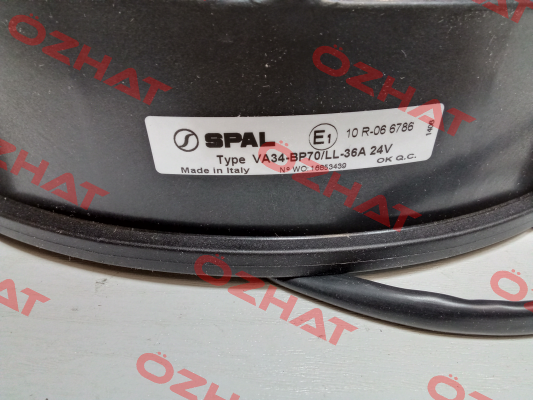 3010.2554 / VA34-BP70/LL-36A SPAL