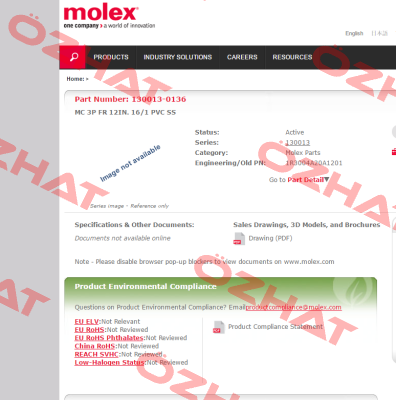 1R3004A20A1201 Molex