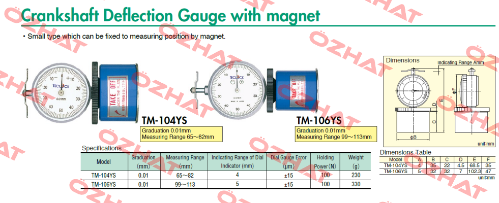 TM-106YS Teclock