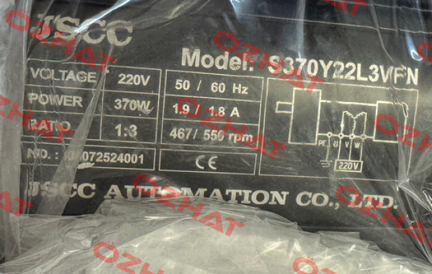 S370Y22L3VFN JSCC AUTOMATION CO., LTD.