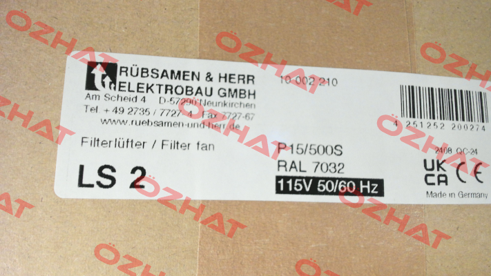 LS 2  115V Rübsamen & Herr