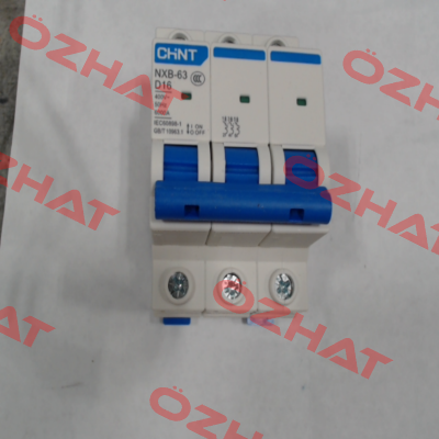 NXB-63 D16 3P+N 400V 6000A 50Hz Chint