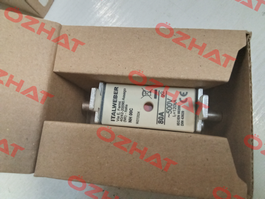 1500680 / FUS NH00C KOMBI GG 80A 500V Italweber