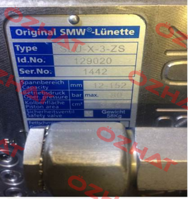 Typ: SLU-X-3-ZS-012152-70-WV-45  Smw-Autoblok
