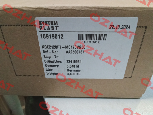 NGE2120FT-M0170VG50 System Plast