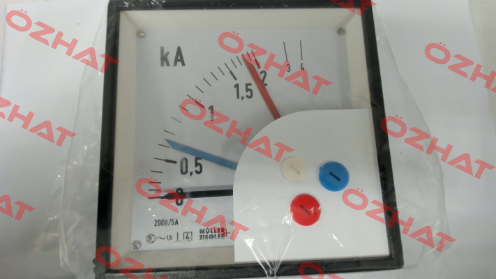 p/n: 00000331 type: WQ 96 DIN Min.-Kontakt 0-2/4 kA/5 A Müller Ziegler