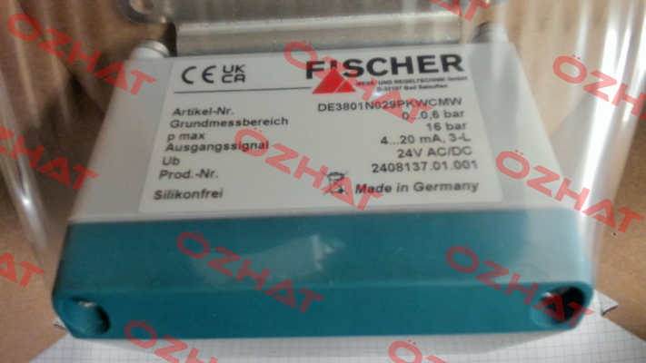 DE3801N029PKWCMW Fischer Mess Regeltechnik