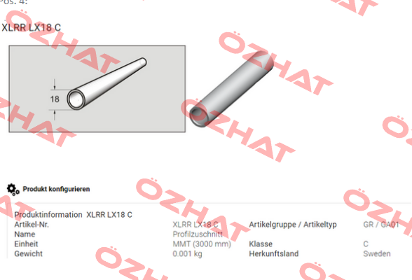 XLRR LX18 C FlexLink