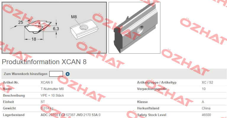 XCAN 8 (1*10)  FlexLink