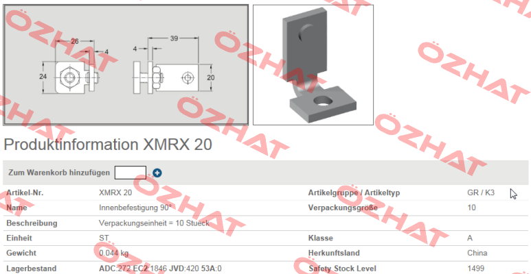 XMRX 20 (1*10)  FlexLink