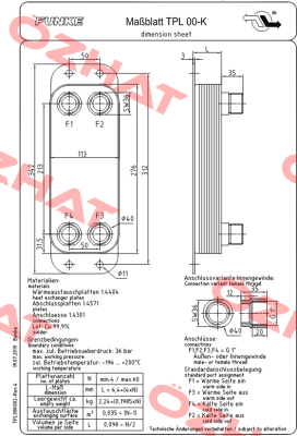 TPL 00-K-4-22 / 1035660 Funke