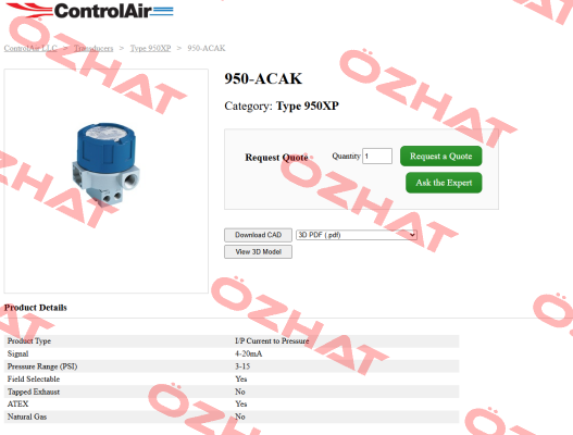 950-ACAK ControlAir