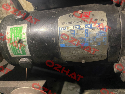 105 SZD 07 0.7kw 170VDC shanghai jufeng motor
