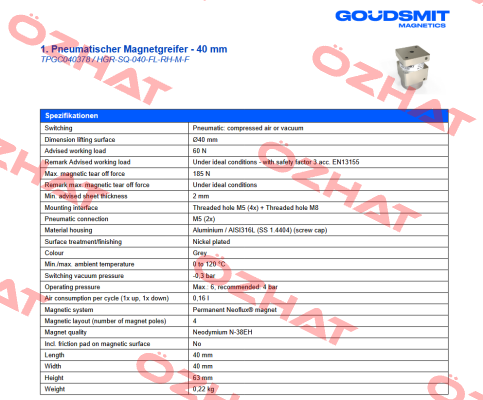 TPGC040378 Goudsmit Magnetics