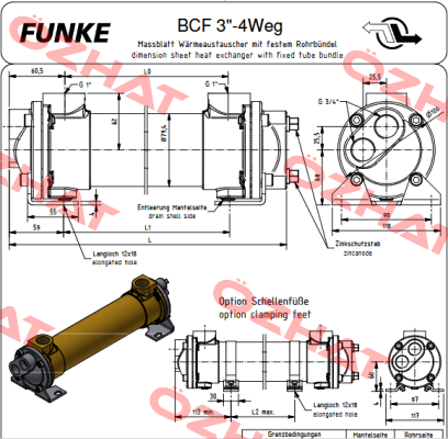 BCF 304-B15-4Weg Funke
