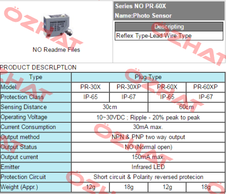 PR-60X Fotek