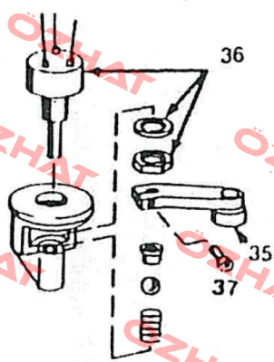 Index 37 Screw for lever Midori