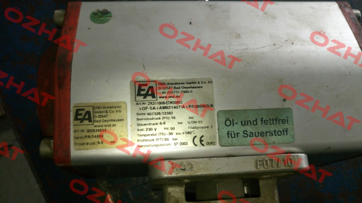 AM621407 End Armaturen