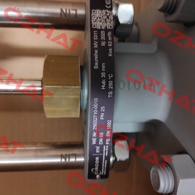 MV 5311 DN 65 PN 25 RTK Regeltechnik