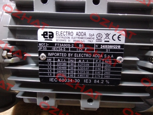 FT3A90S-2 1,5kW 2P 400/230V 50Hz B5 Electro Adda