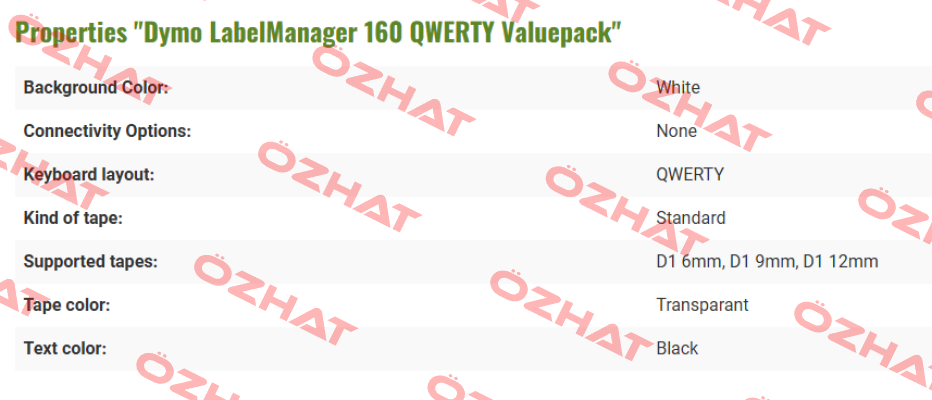 Qwerty keyboard (2142267) DYMO