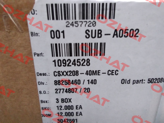 50208CSBR System Plast