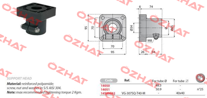 14050 (VG-3070-R150) System Plast