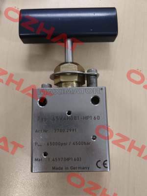 65V4H081-HP160, Art N: 3780.2991  Maximator