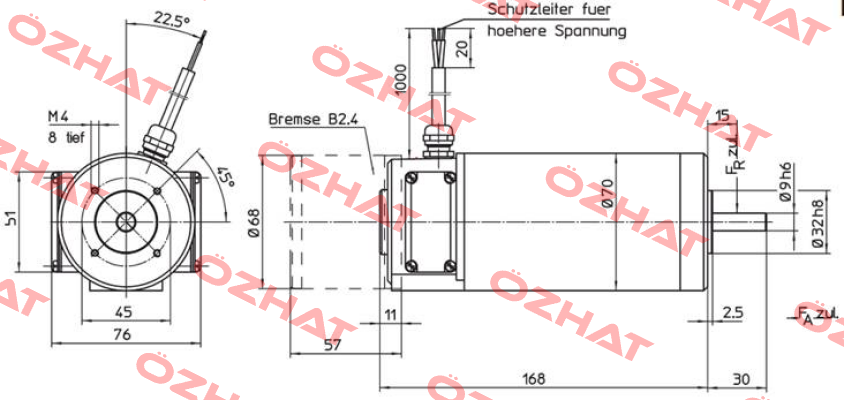 70010511 (S) Type GNM4175A  Engel Motor