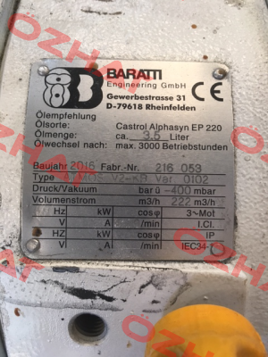 V2-KR Var.0102 Baratti