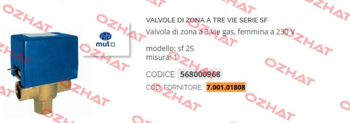 7.001.01808 Mut Meccanica Tovo SpA