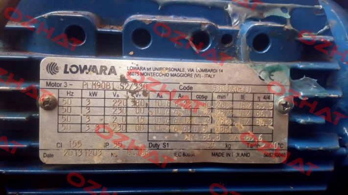 PLM90B14S2/33 IE3 Lowara