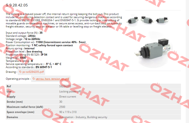 1BS2820A55 Mecalectro