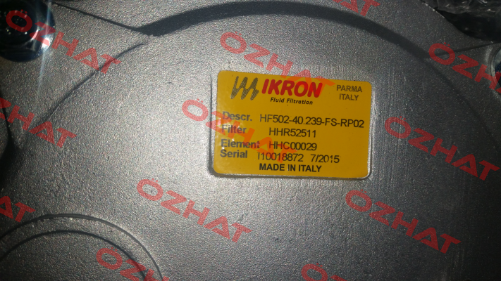 HHC00029 / HEK02-40.239-FS-RP025-VM-B17-B-570l/min. Ikron