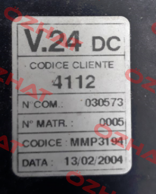 Type: AR DUE 24V   Annovi Reverberi