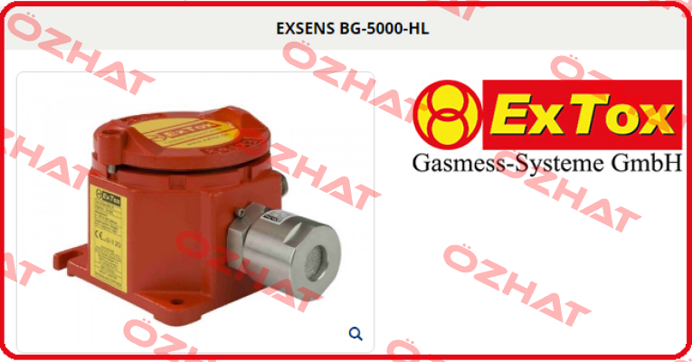EXSENS BG-5000-HL  ExTox Gasmess-Systeme