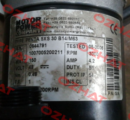 Art. Nr. 1007005200211  Motor Power