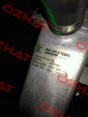 P/N 3300103 Phillips-Temro