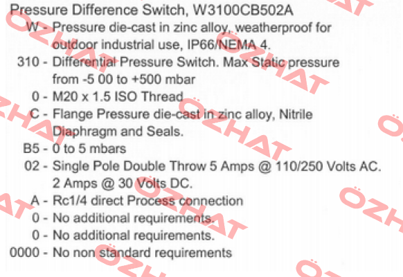 W-310-0-C-B5-02-A                    Delta Controls