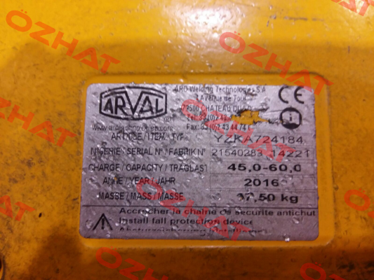 YZKA724184  ARVAL