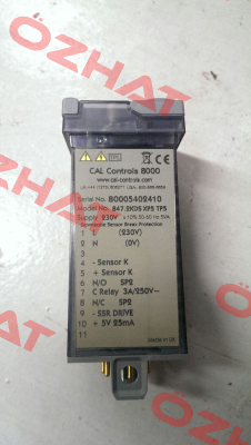 CAL 8000 / SN:80005402410 obsolete  Cal Controls