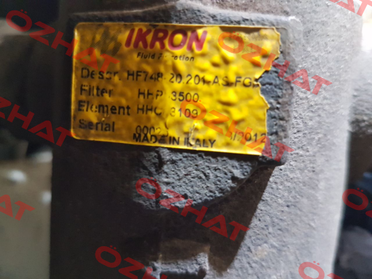 HF748-20.201-AS-FG025-LC-B60-GE-B-XA-G-F3  Ikron